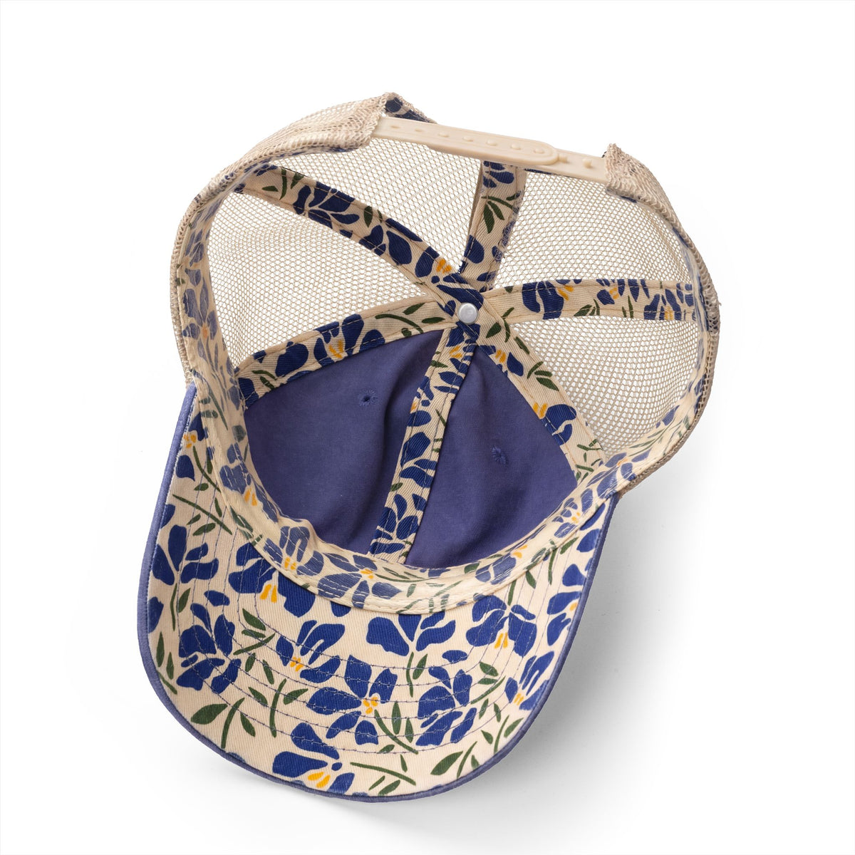 Women's Embroidered Washed Mesh-Back Cap