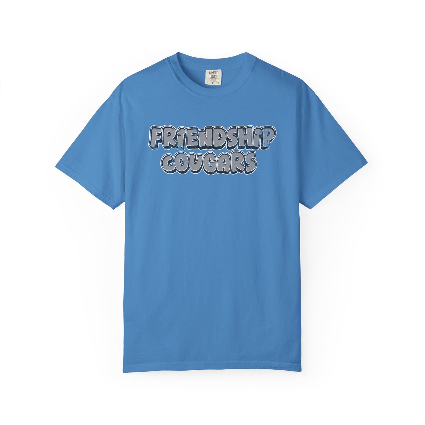 Friendship Cougars Vintage Text T-Shirt