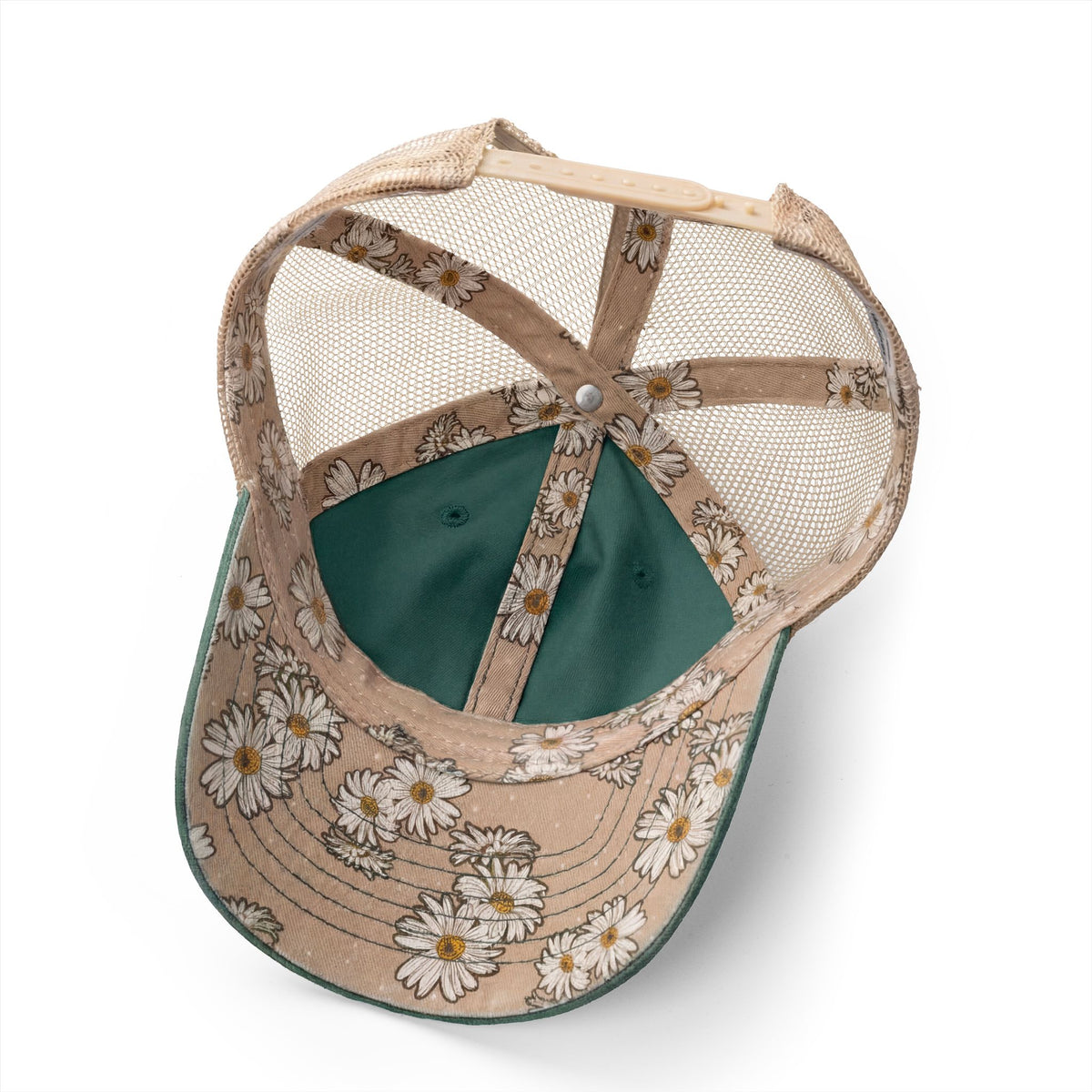 Women's Embroidered Washed Mesh-Back Cap (Dark)