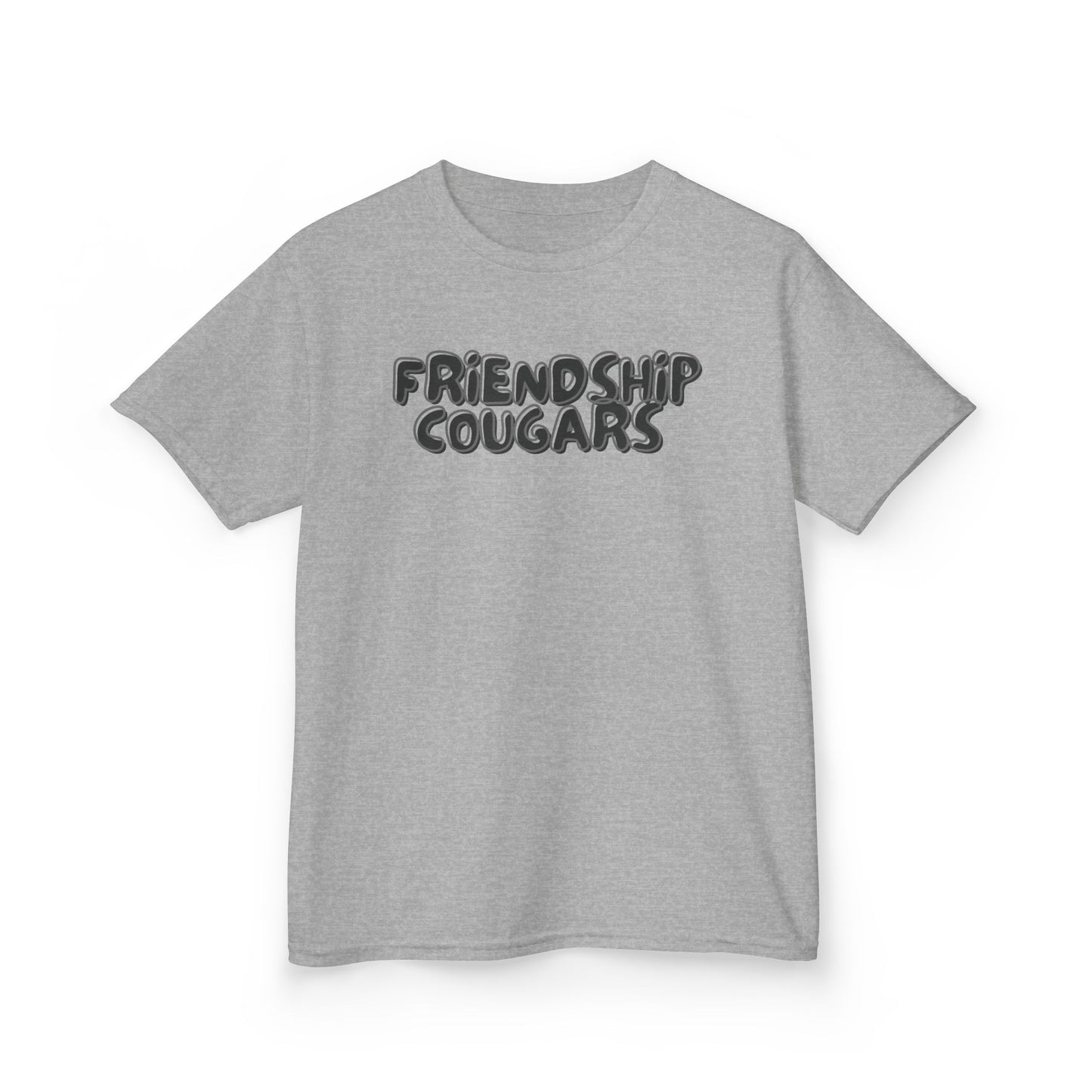 Kids Tee — "Friendship Cougars" Graphic Youth T‑Shirt