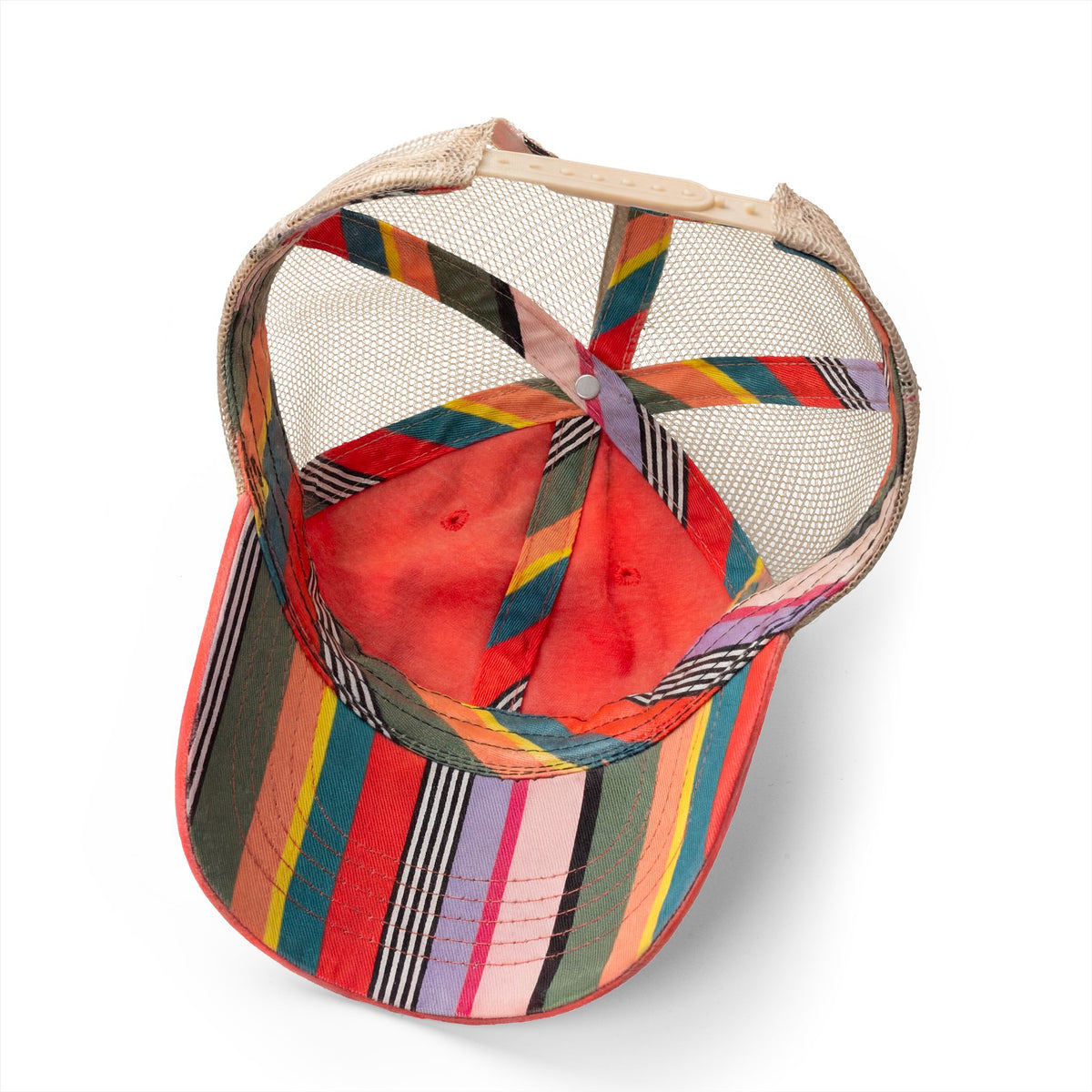 Women's Embroidered Washed Mesh-Back Cap