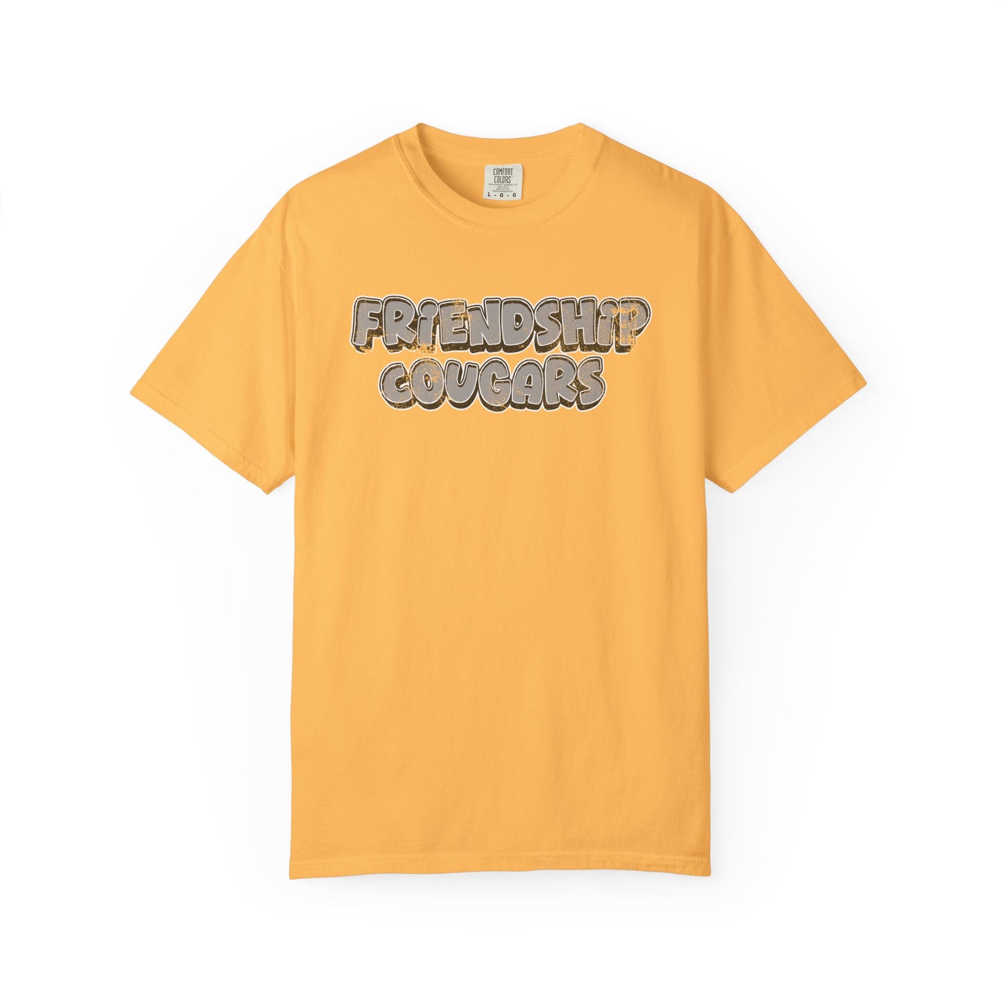 Friendship Cougars Vintage Text T-Shirt