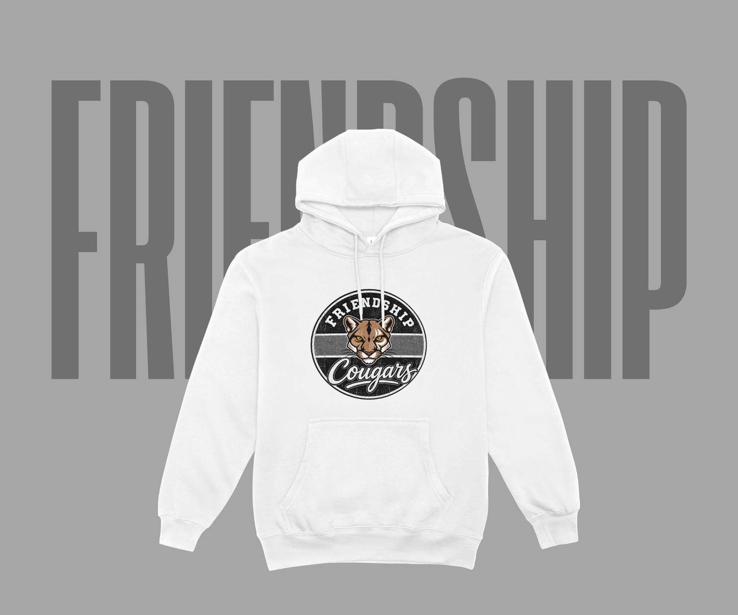 Adult Vintage Cougar Hoodie