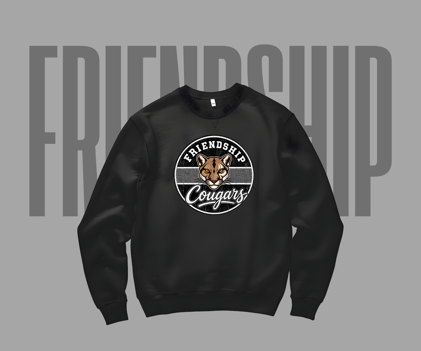 Adult Vintage Cougar Sweatshirt