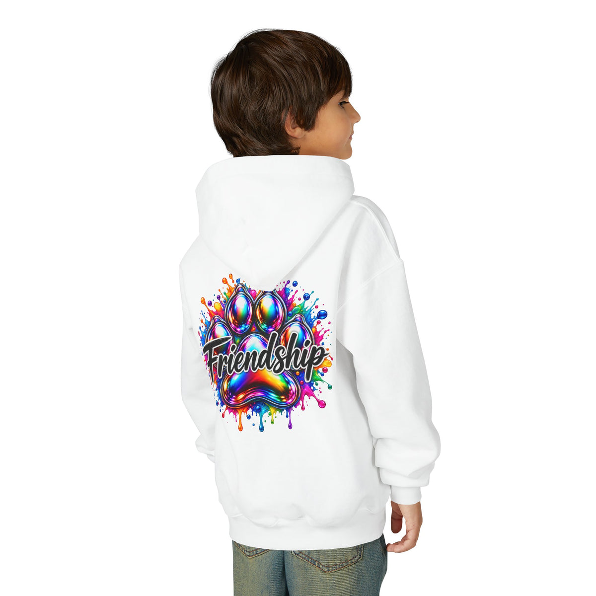 Kids Rainbow Explosion Hoodie