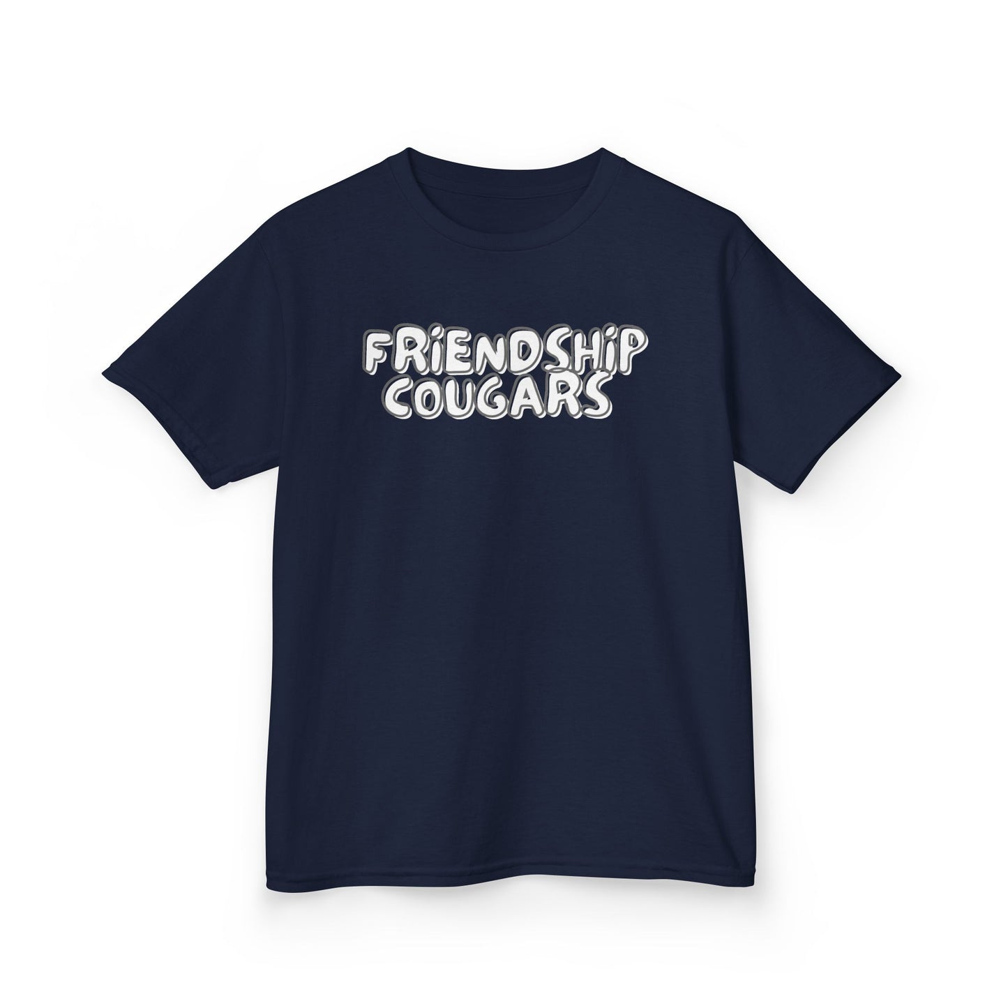Kids Tee — "Friendship Cougars" Graphic Youth T‑Shirt