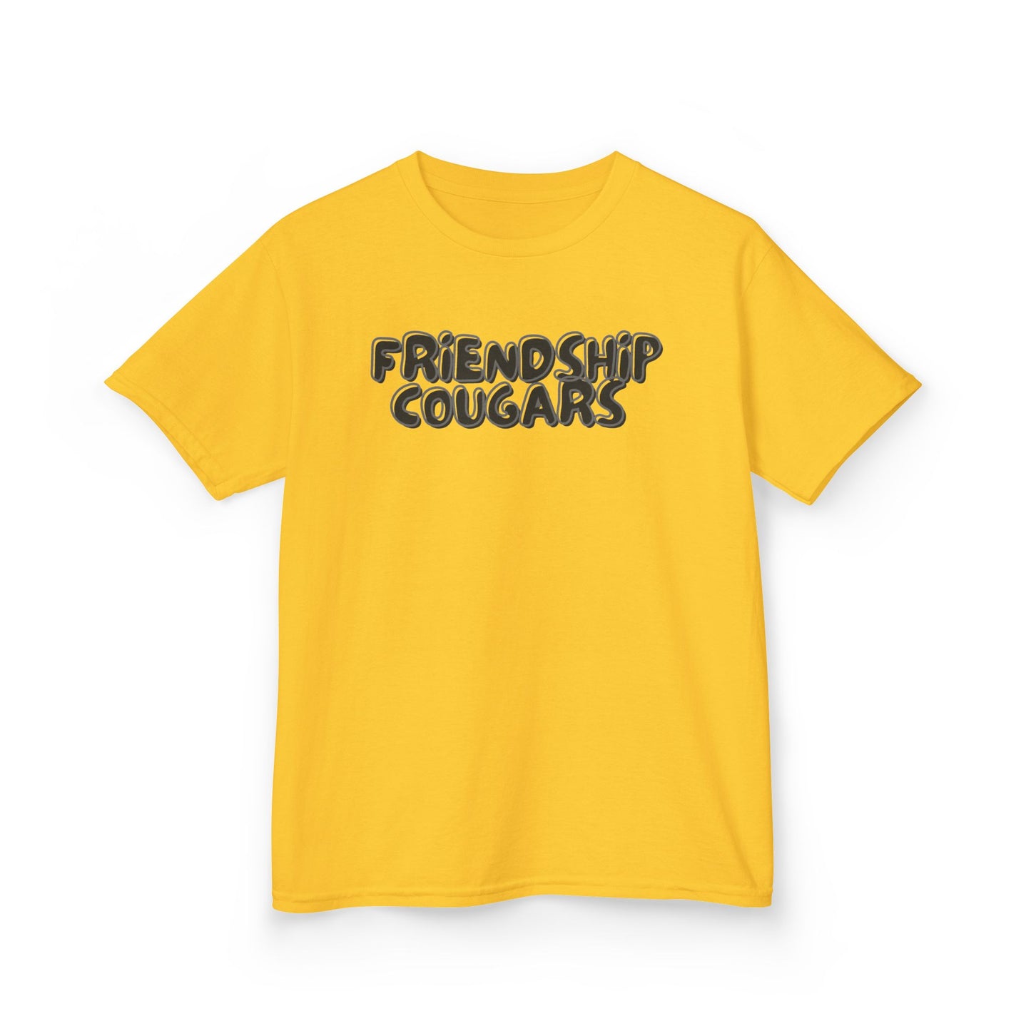 Kids Tee — "Friendship Cougars" Graphic Youth T‑Shirt