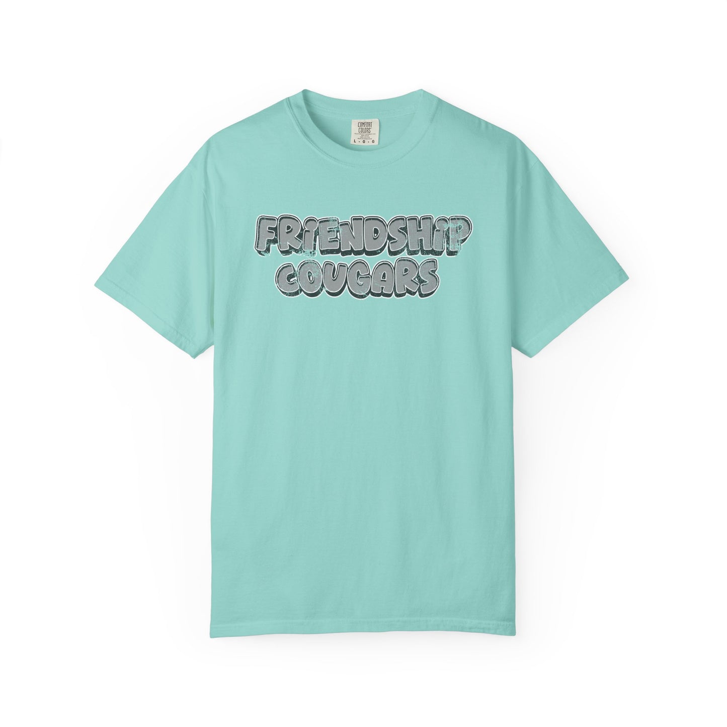 Friendship Cougars Vintage Text T-Shirt