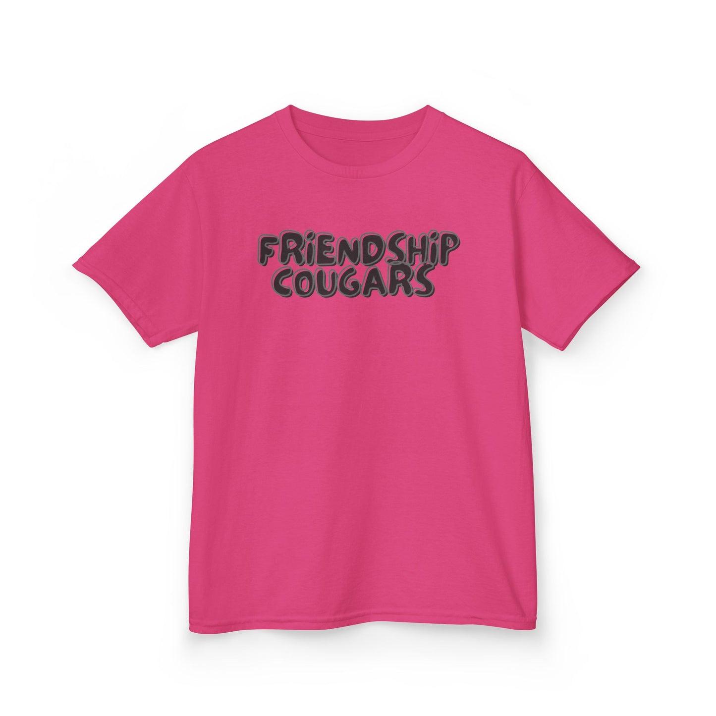 Kids Tee — "Friendship Cougars" Graphic Youth T‑Shirt