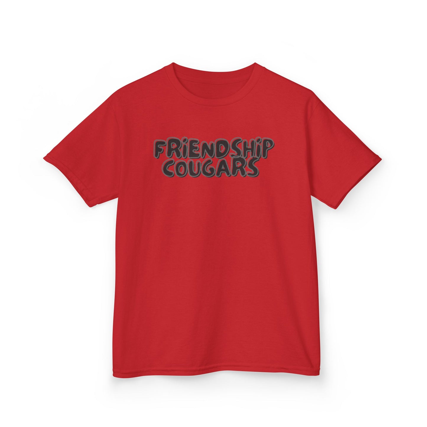 Kids Tee — "Friendship Cougars" Graphic Youth T‑Shirt