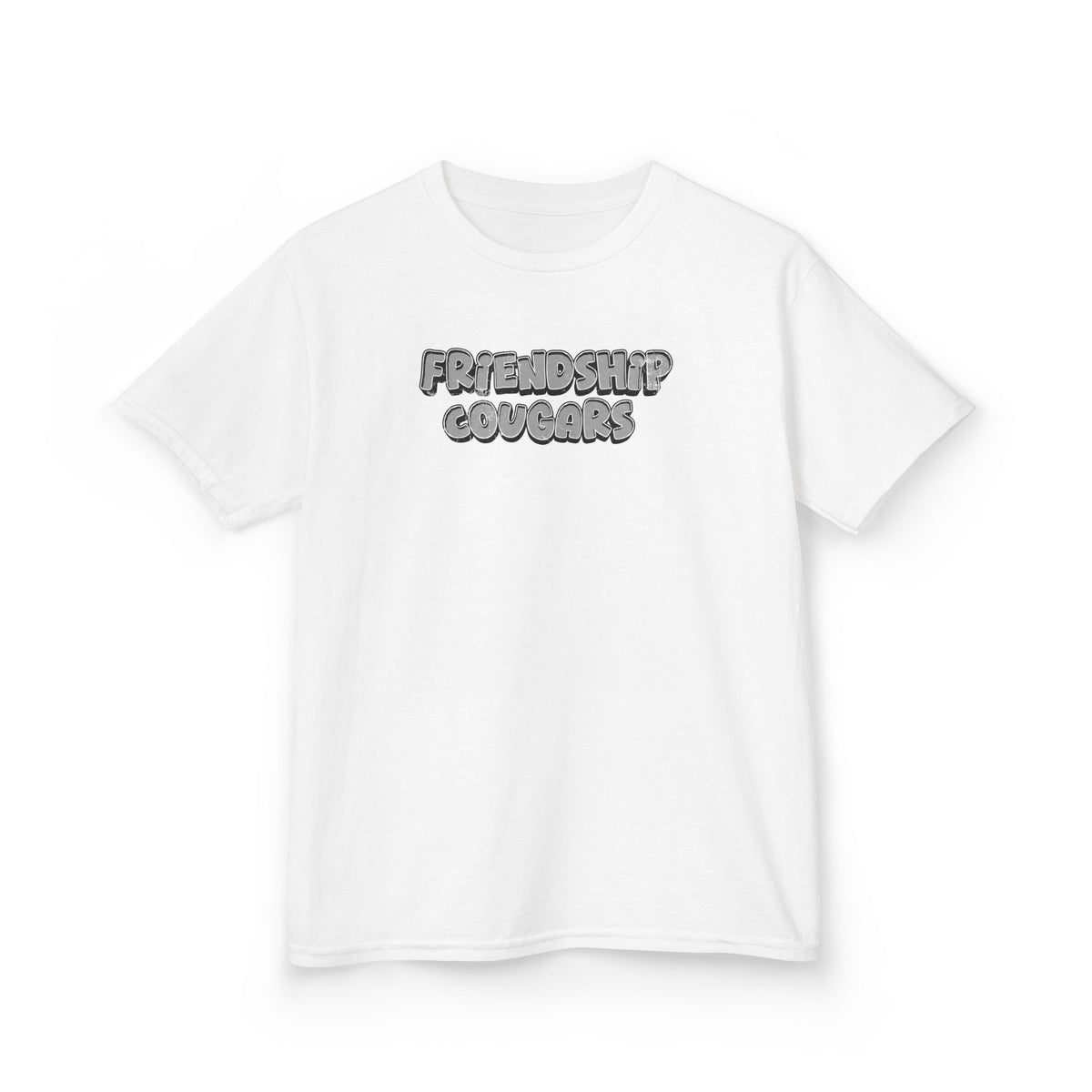 Kids Vintage Cougar Text Tee